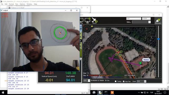 Fully Autonomous Drone Simulation: OpenCV + Dronekit + Python