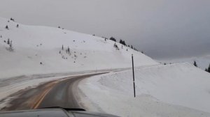 Поездка в снежные горы \ Loveland Pass the way to Abasin Ski Colorado