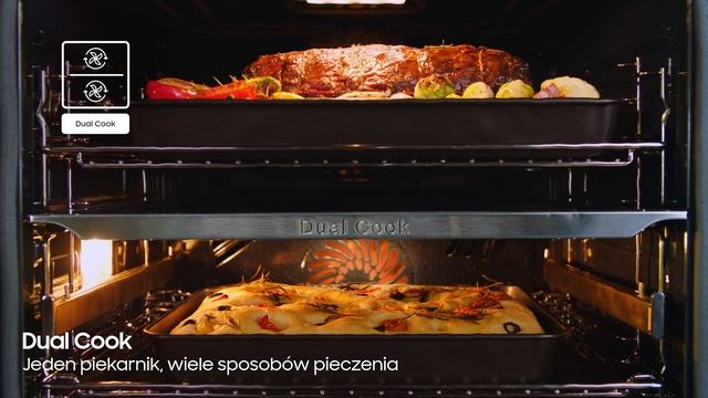 Jeden piekarnik Dual Cook Flex – wiele możliwości | Samsung Polska смотреть онлайн