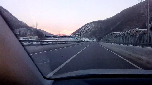 Красная поляна,закат!