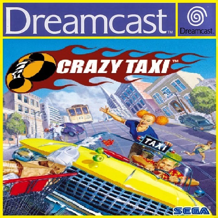 Crazy Taxi . SEGA Dreamcast ) дремкаст та игра которая захватит твое свободное время