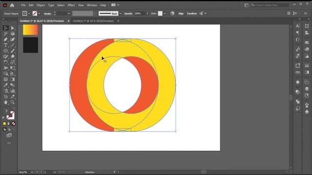 How to make Gradient Logo in Adobe Illustrator 2021 | Impossible Circle | Creative Corner