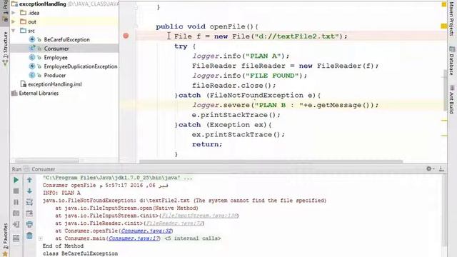 52 - آموزش Java SE - کنترل خطاها با Exception ها смотреть онлайн