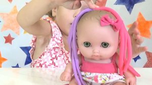 Куклы пупсики делаем прическу. Салон красоты для куклы