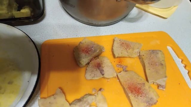 174. Необычный шницель со сливочным вкусом. Говяжье вымя в кляре. Бюджетное блюдо. Готовить просто. смотреть онлайн