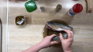 Пеленгас  запечённый в духовке