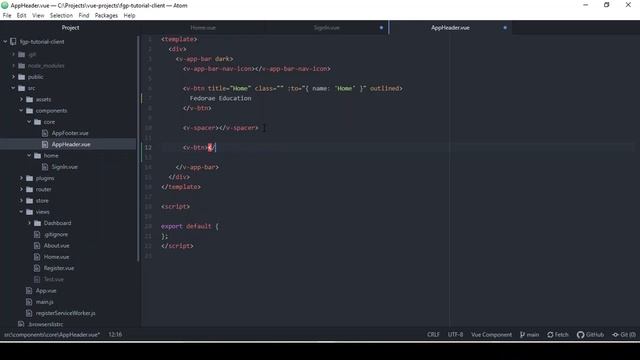 Refactoring Login Component | 4 - Fedorae Education смотреть онлайн