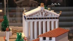 Акрополь из 120 тысяч деталей LEGO показали в афинском музее (новости)