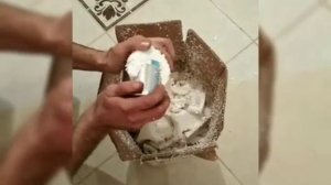 Шарик из пенопласта в домашних условиях)))