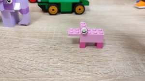 Собираем слоненка из конструктора Lego