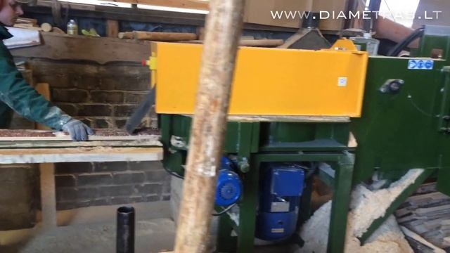 - DIAMETRAS - AS231 | Papenčių apdirbimo staklės | Станок для обработки горбыля | Slab wood cutting смотреть онлайн