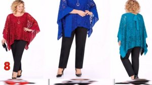 Брючные костюмы для женщин 50 лет? ?Костюмы для полных