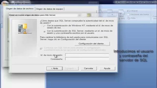 Conexión de Access con SQL a través de ODBC смотреть онлайн