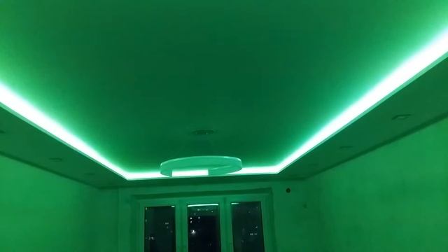 Парящий потолок.с светодиодной лентой смотреть онлайн