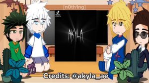 ⚡️HUNTER x HUNTER reacts to KILLUA ZOLDYCK 🔪[]Read Desc for Time-Line[]🍫no intro/outro💙[] pt 1/?