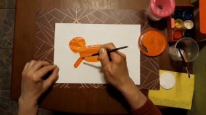 Рисование в средней группе "Кошка"