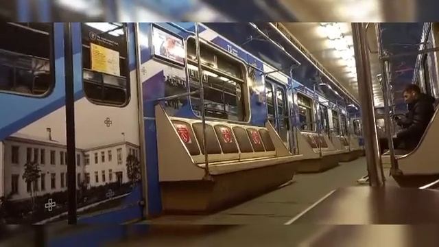 Поездка на именном поезде 110 лет Боткинской больнице (от Красногвардейской до Орехово) смотреть онлайн