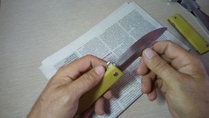 Лёгкий и тяжёлый складные ножи
