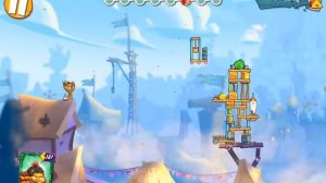 angry birds 2. испытание золотая свинья для чака !