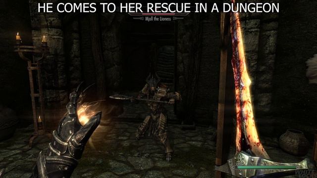 Aerin would go LITERALLY ANYWHERE to save Mjoll the Lioness - Skyrim Anniversary Edition смотреть онлайн