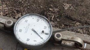 Кабельная лебёдка 500кг-Испытания
