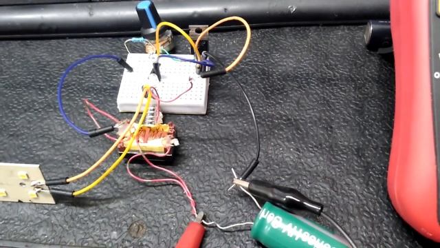 Supercapacitor Joule Thief Testing смотреть онлайн