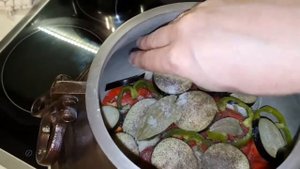 Хашлама из баранины, в афганском казане