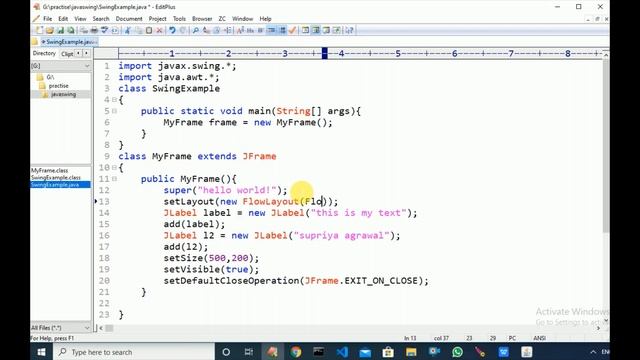 3 java swing components and layouts смотреть онлайн