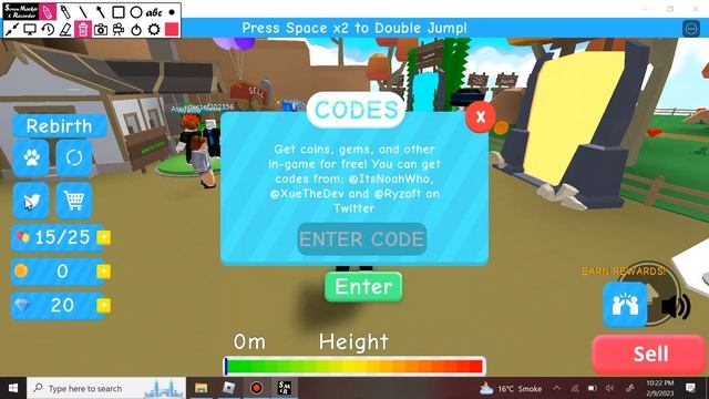 HOW TO GET ROBLOX BALLOON SIMULATOR CODES 2023 || BALLOON SIMULATOR ROBLOX CODES 2023 смотреть онлайн