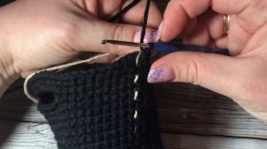 Мужские варежки крючком. Мастер класс