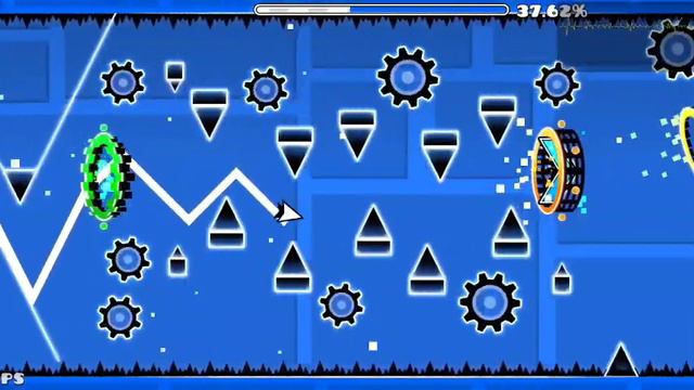 УЧУСЬ ПРОХОДИТ БЛУДБАФ В GEOMETRY DASH смотреть онлайн
