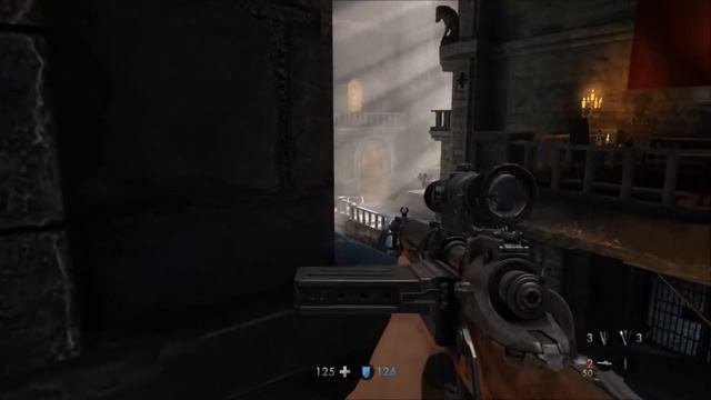 Wolfenstein The Old Blood прохождение игры. Все секреты. Крепость Вольфенштейн (part 4) 1080p60 HD