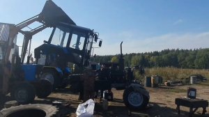 Установка кабины мтз 82.1 не сложными движениями