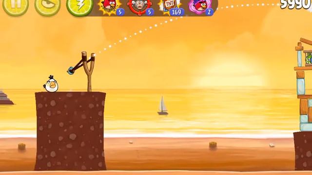 Angry Birds Rio All Golden Cherries (Golden Beach) Level 19 Cherry #9 смотреть онлайн