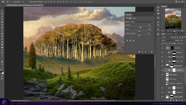 Creating an ELDEN TREE in PHOTOSHOP!! смотреть онлайн