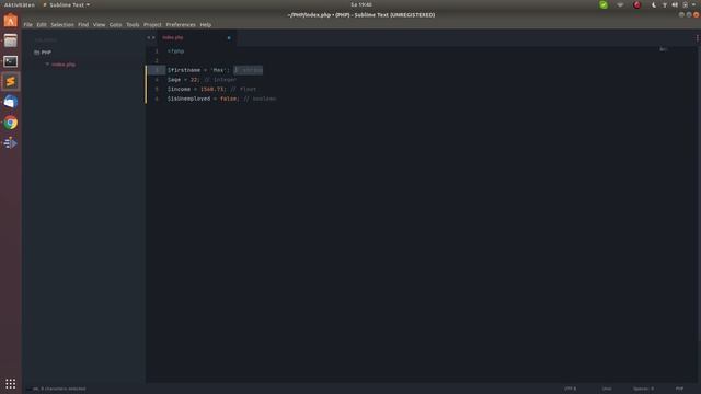 PHP - Anfängerkurs 3 - Variablen  Konstanten
