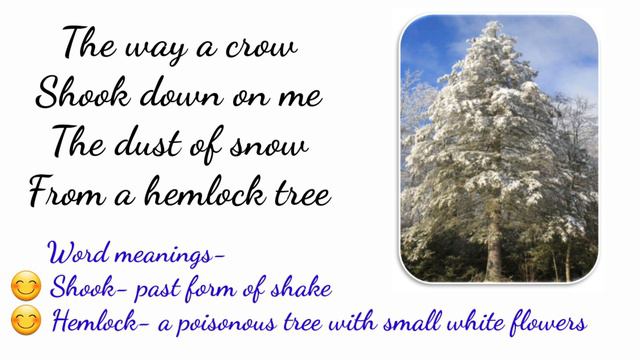 Dust of Snow- By Robert Frost... Class 10.. NCERT смотреть онлайн