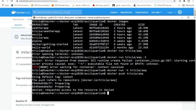 14 04 push your image to docker hub & run from there смотреть онлайн