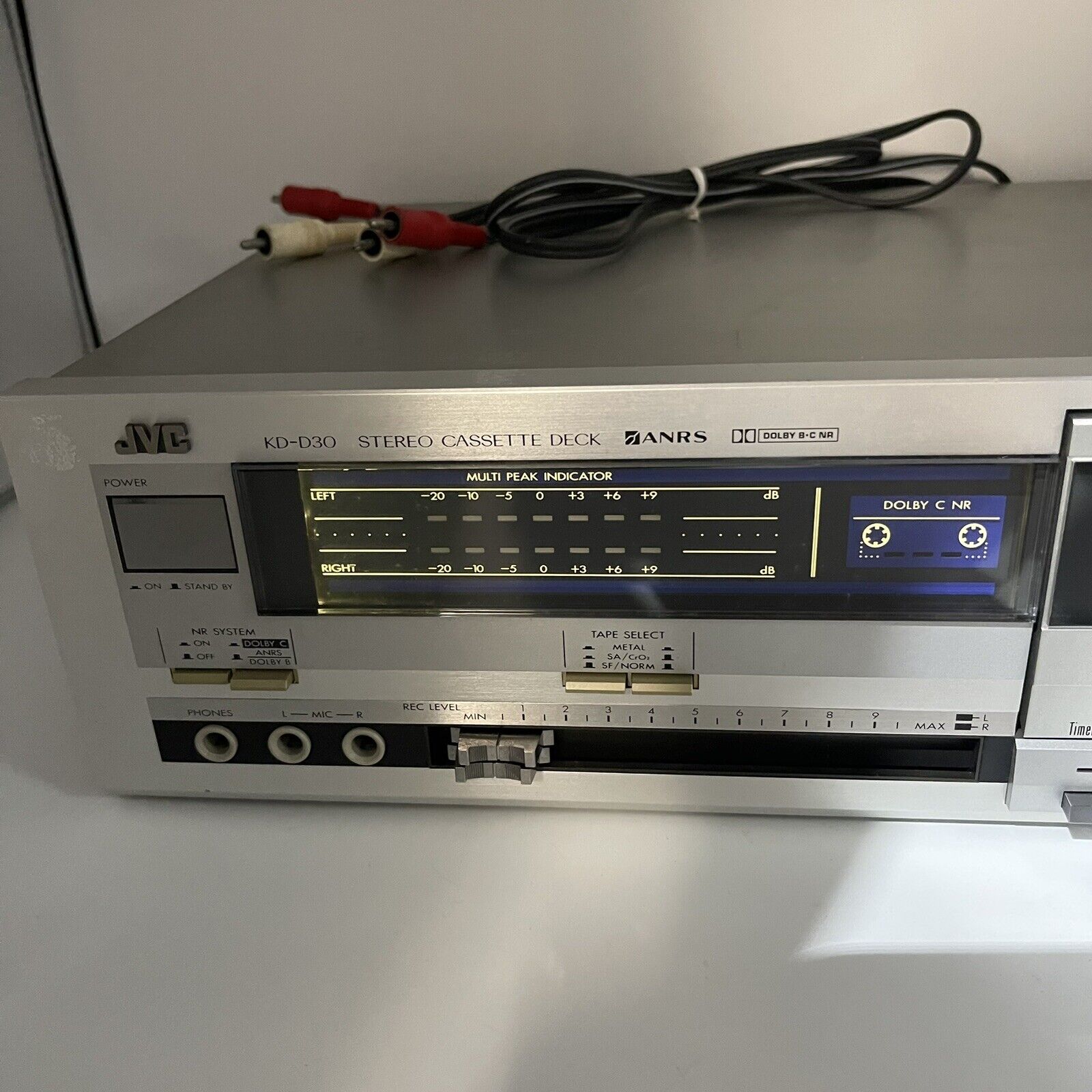 Винтажный стерео кассетный магнитофон JVC KD-D30J Dolby NR-ЯПОНИЯ-1982-год