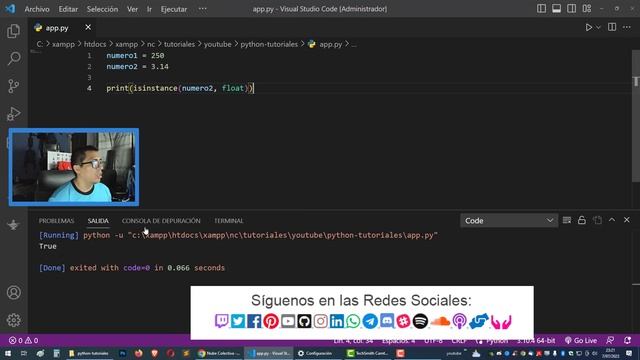 COMO VERIFICAR SI UNA VARIABLE ES DE TIPO NÚMERO EN PYTHON