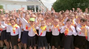 В Международный день защиты детей в Чебоксарах проходит акция Первого канала "Стань первым"