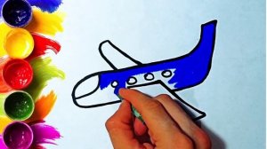 Как нарисовать самолет. Рисунки для детей. How to draw airplane. Draw for children