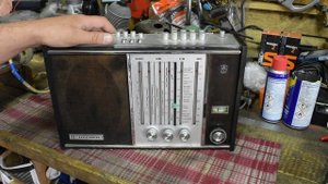 Радиоприемник "РИГА-104".Мощь советской радиотехники.Обзор/РИГА/CCCР/РЕТРО.