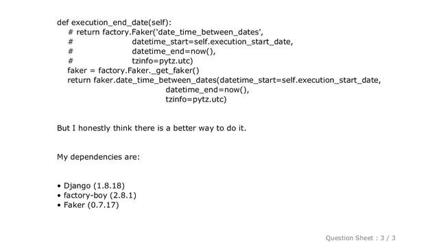 Django : How to use lazy_attribute with Faker in Factory Boy смотреть онлайн