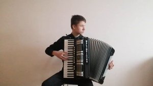 И.С. Бах, инвенция №8. Ермолаев Иван, аккордеон