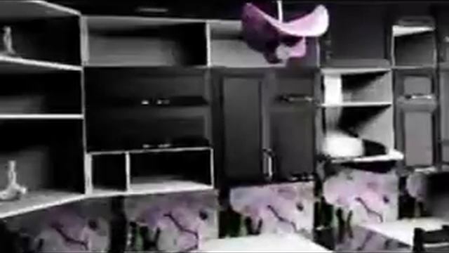 дизайн кухни с кафельной плиткой с архидеями, светильниками в виде архидей смотреть онлайн