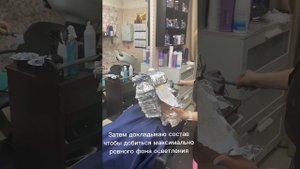 Выход из черного в натуральный светло русый