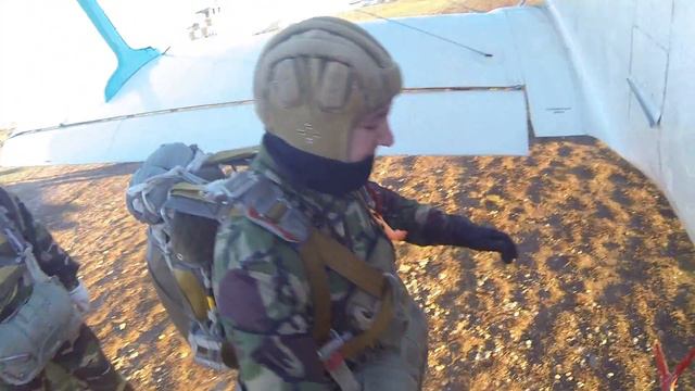 Первый прыжок парашют Д-6