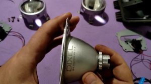 Ауди 100 с4 Новый свет led в место ксенона в билинзу или как моргнуть дальним линзой с выкл светом.