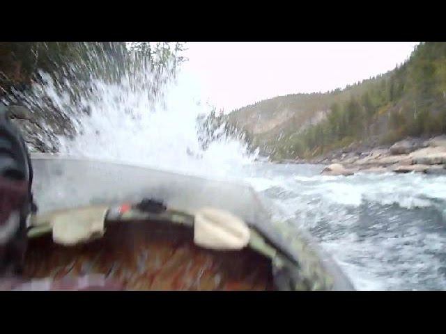 По диким рекам Тувы на аэролодках. Часть 3. Пиранья-2 смотреть онлайн